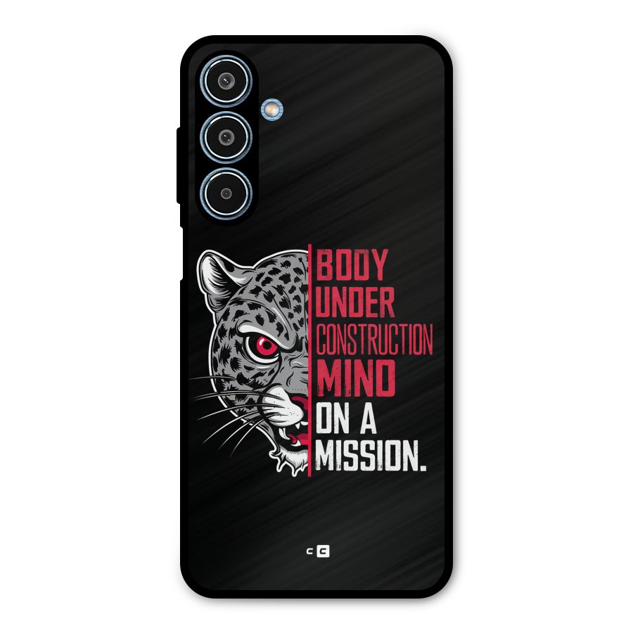 Mind On A Mission Metal Back Case for Galaxy M35