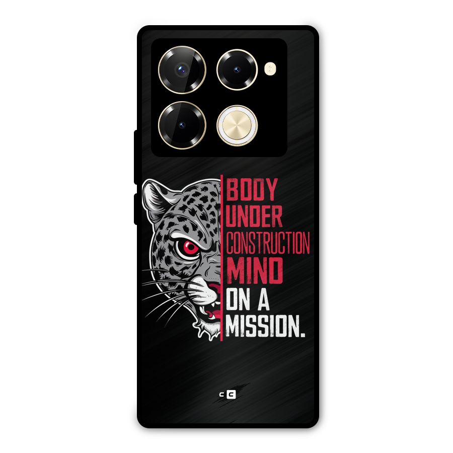 Mind On A Mission Metal Back Case for Infinix Note 40 Pro Plus
