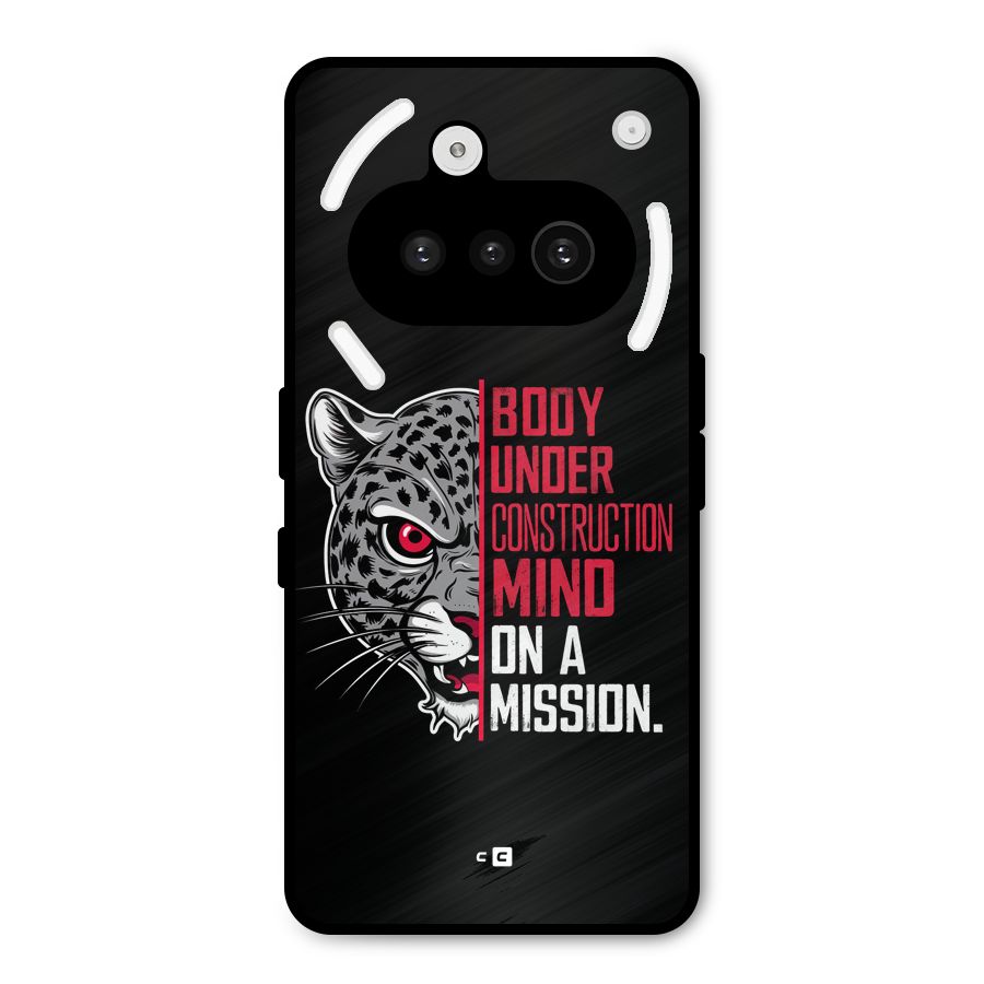 Mind On A Mission Metal Back Case for Nothing Phone 3a