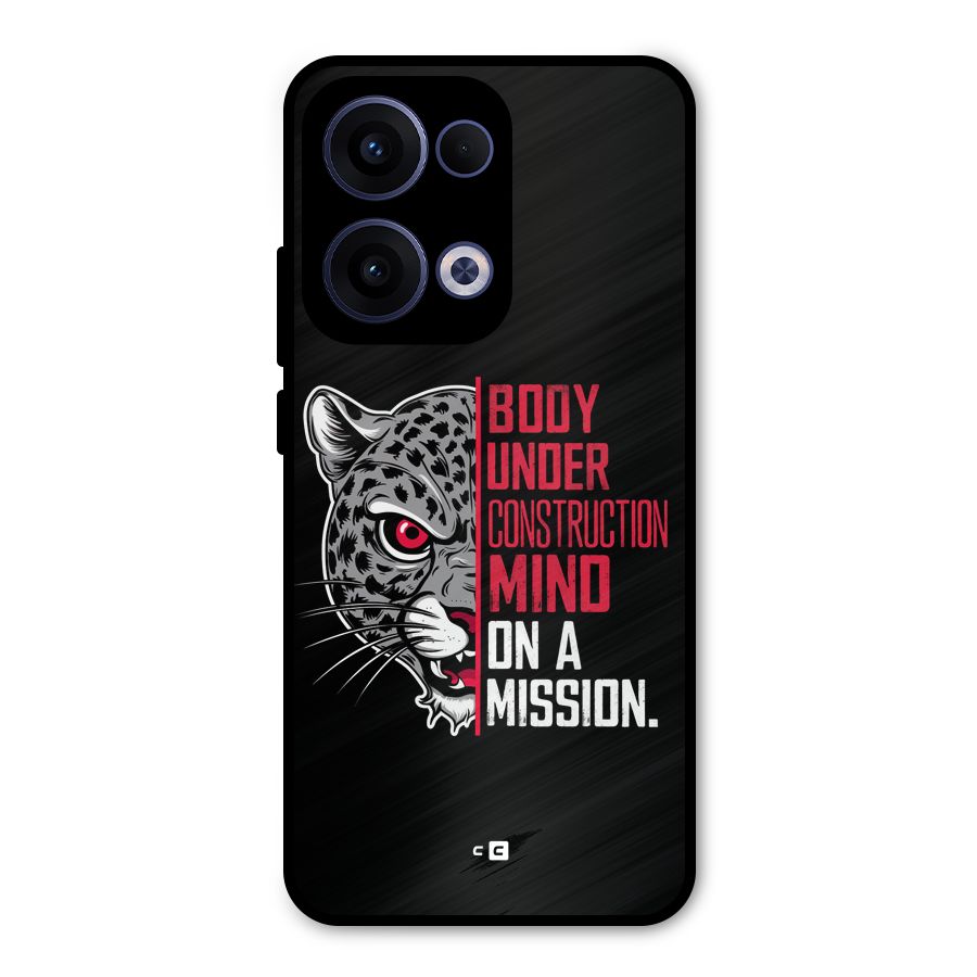 Mind On A Mission Metal Back Case for Oppo Reno13