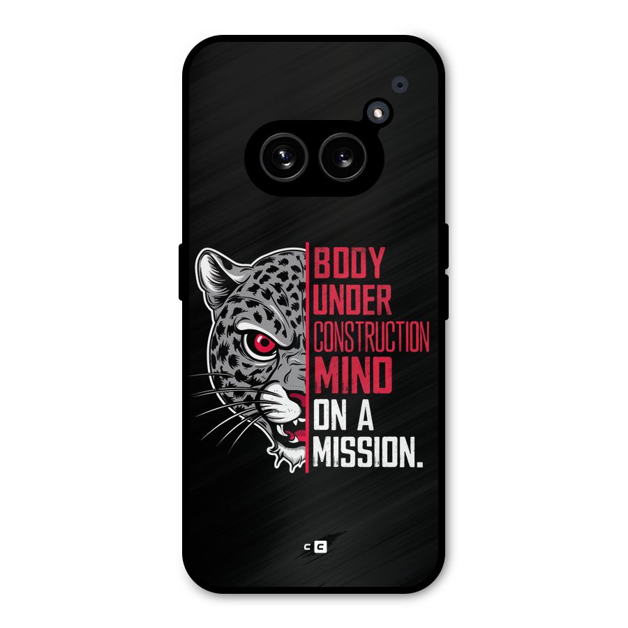Mind On A Mission Metal Back Case for Nothing Phone 2a