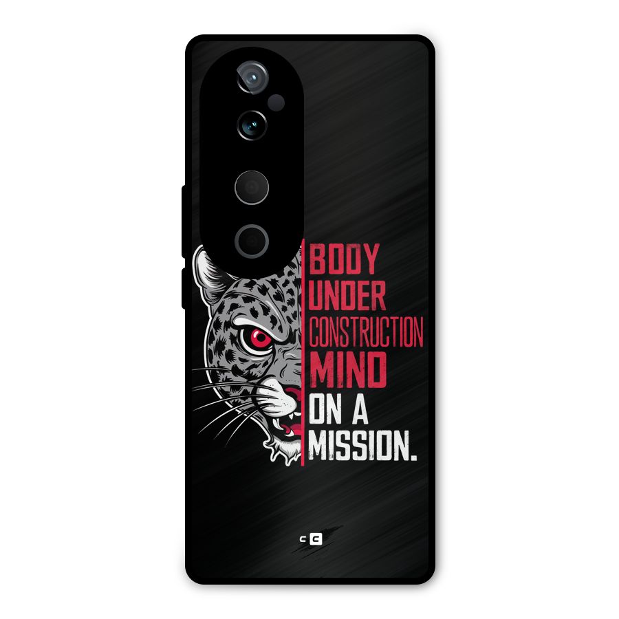 Mind On A Mission Metal Back Case for Vivo T3 Ultra