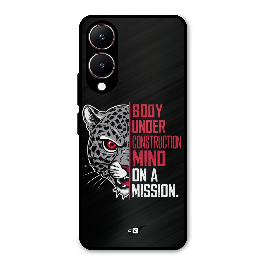 Mind On A Mission Metal Back Case for Vivo Y28