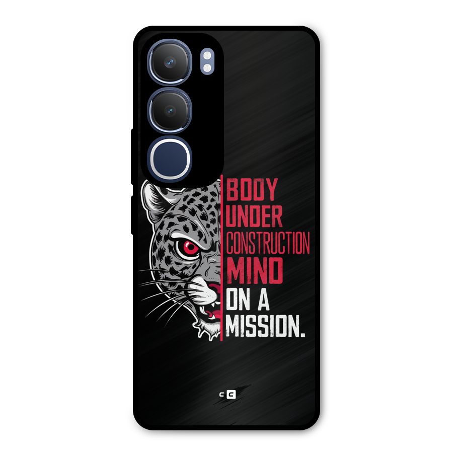 Mind On A Mission Metal Back Case for Vivo Y29