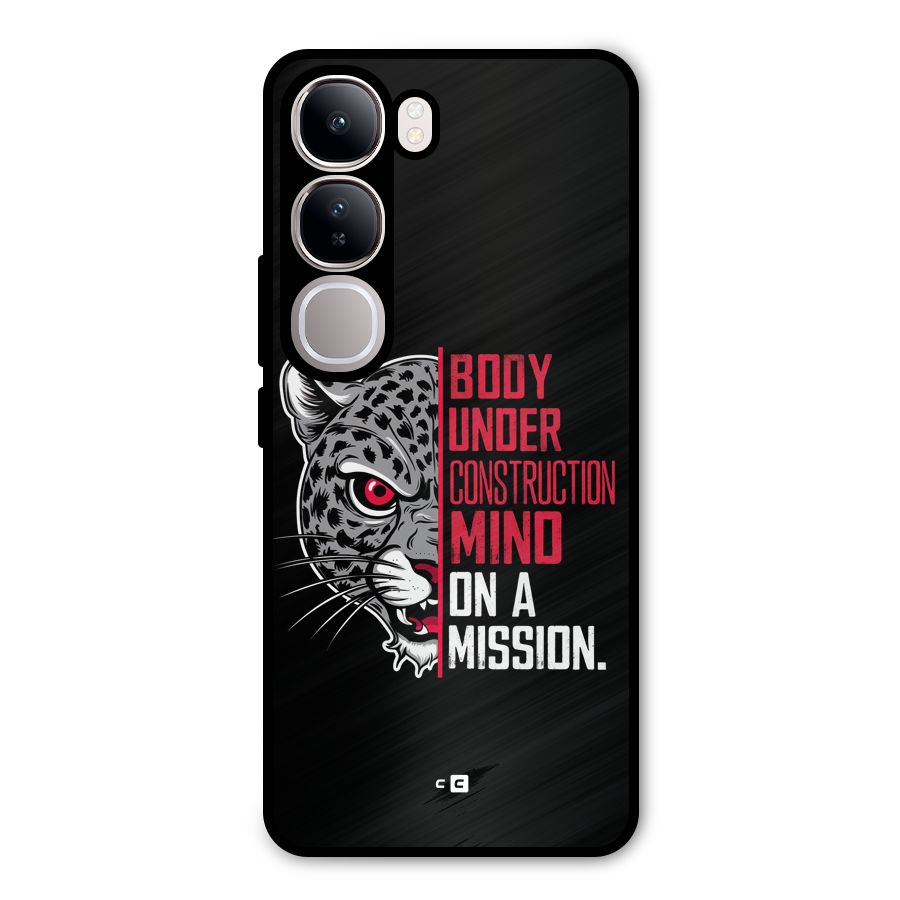 Mind On A Mission Metal Back Case for Vivo Y300