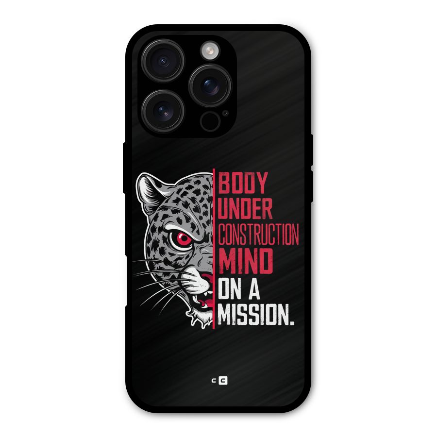 Mind On A Mission Metal Back Case for iPhone 16 Pro