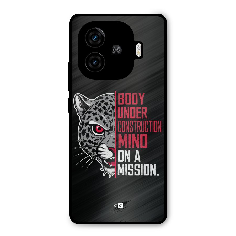Mind On A Mission Metal Back Case for iQOO Z9 Turbo