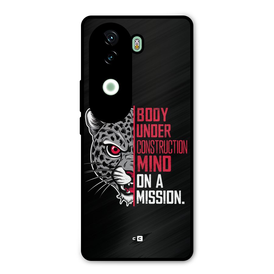 Mind On A Mission Metal Back Case for iQOO Z9s