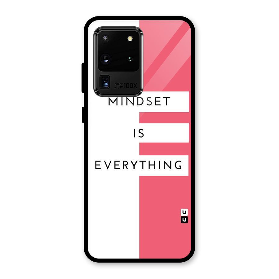 Mindset is Everything Glass Back Case for Galaxy S20 Ultra