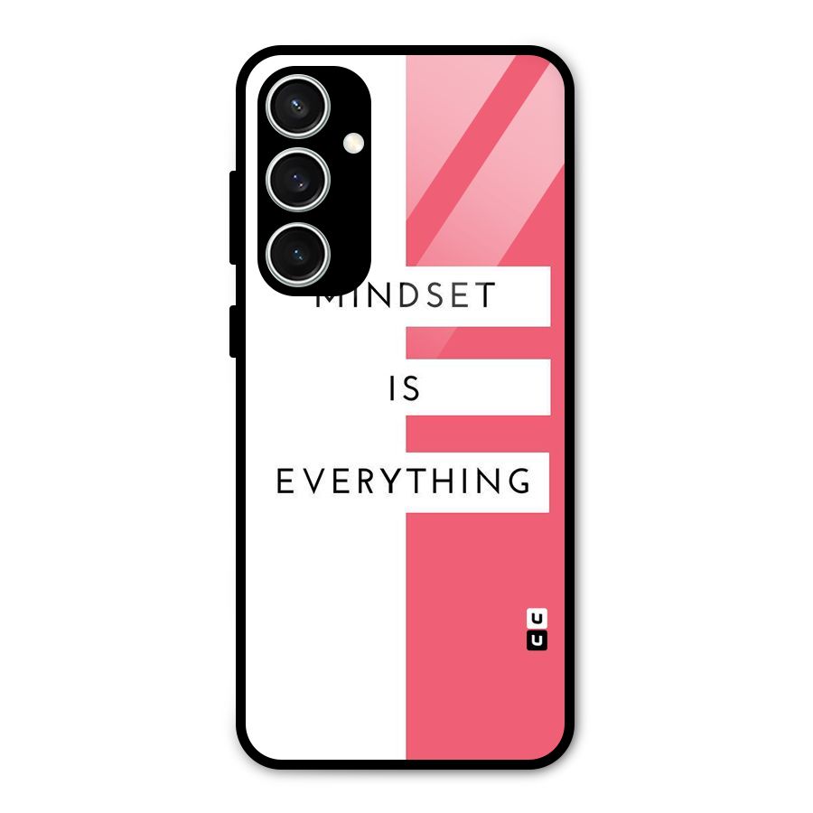 Mindset is Everything Glass Back Case for Galaxy S23 FE