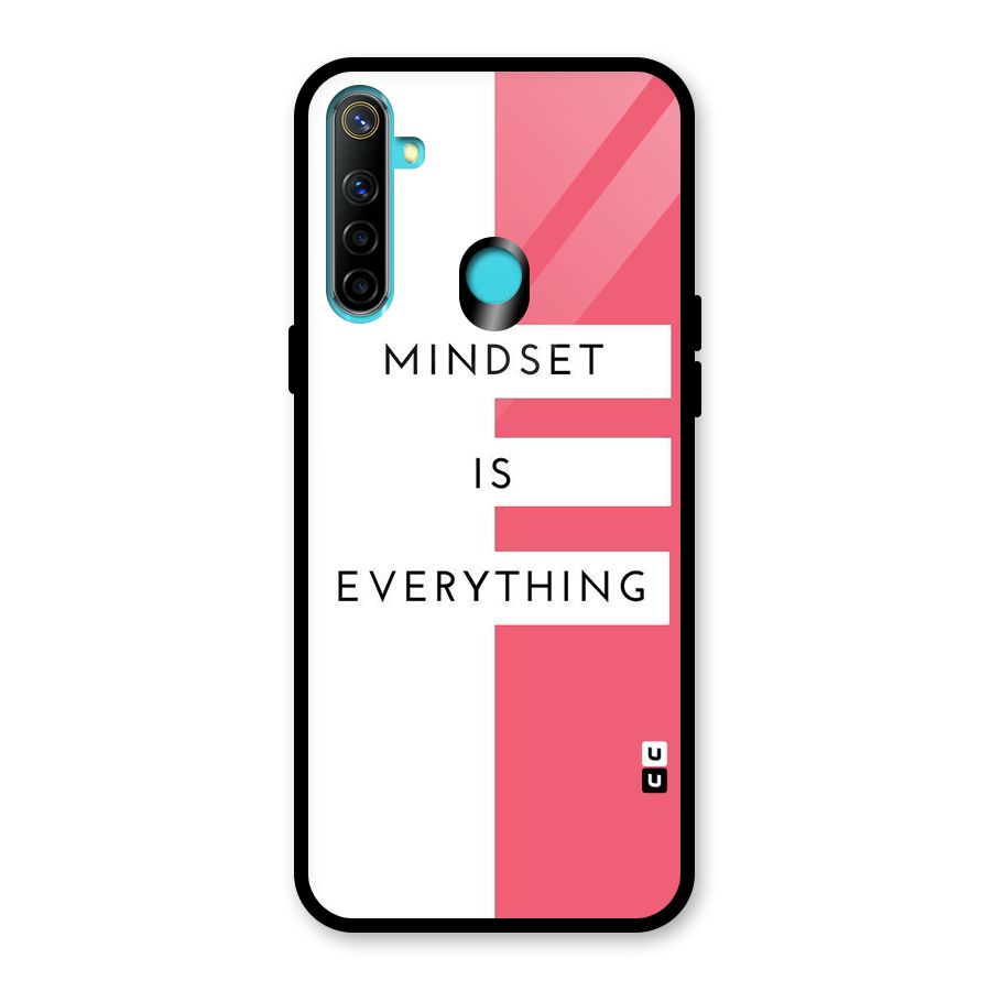 Mindset is Everything Glass Back Case for Realme 5i