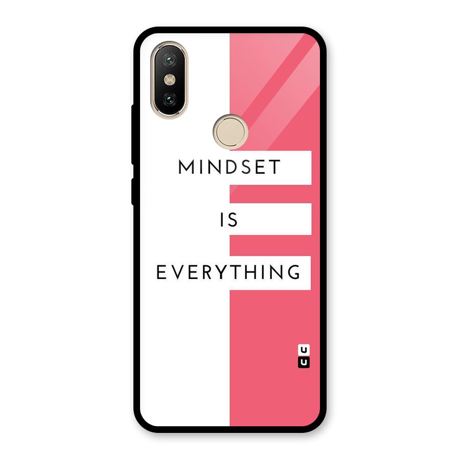 Mindset is Everything Glass Back Case for Redmi A2