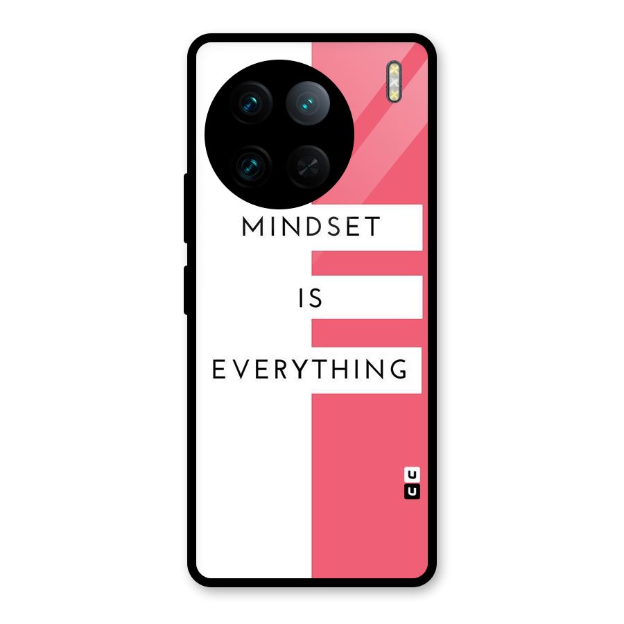 Mindset is Everything Glass Back Case for Vivo X90 Pro