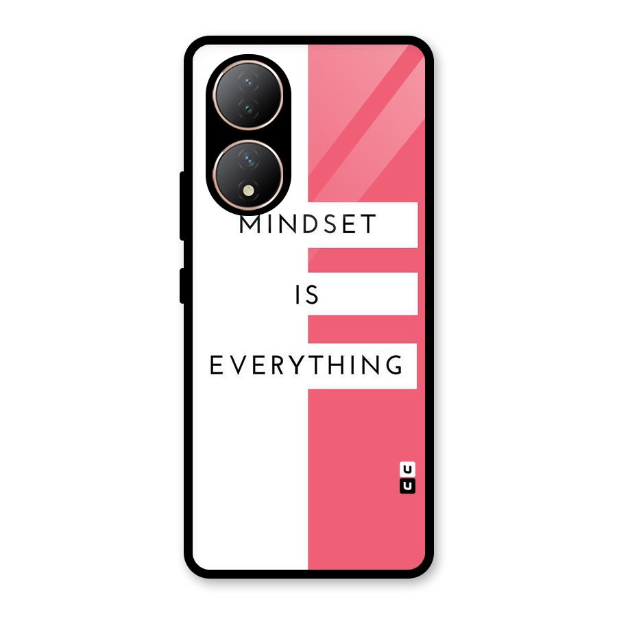 Mindset is Everything Glass Back Case for Vivo Y100A