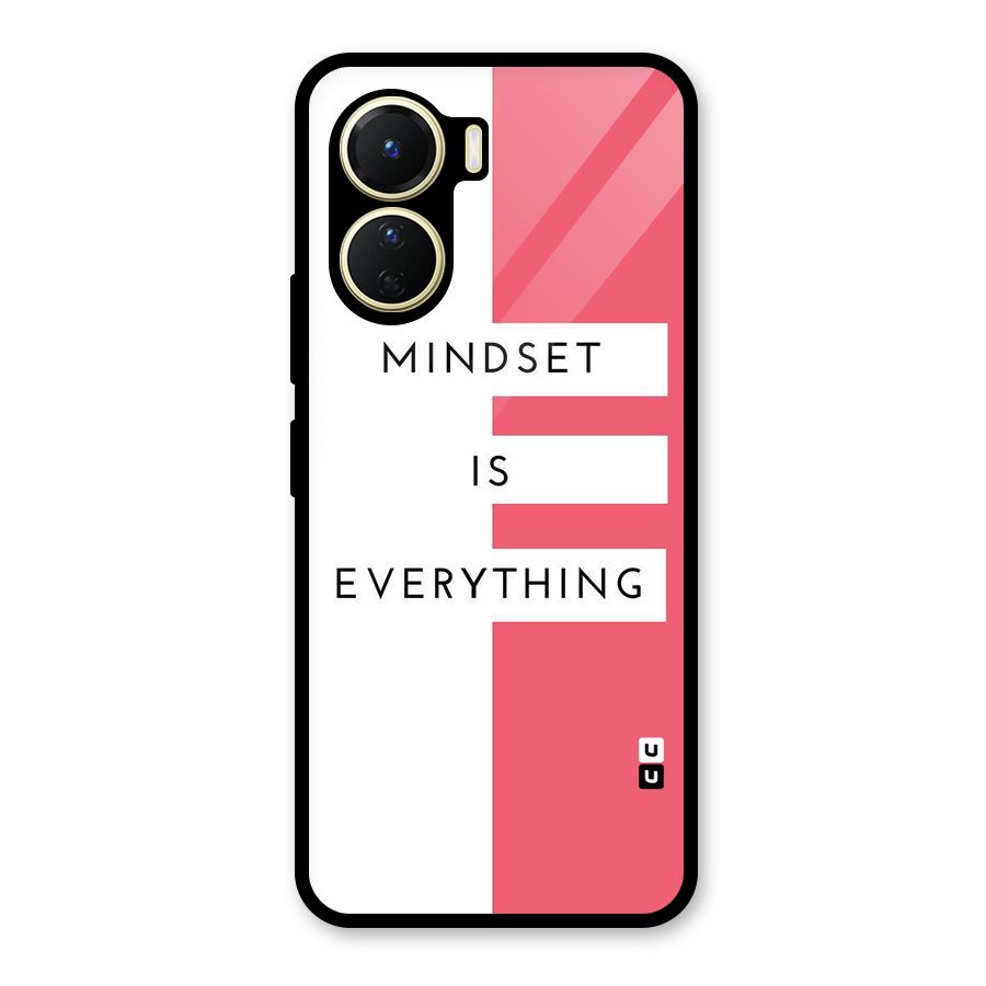 Mindset is Everything Glass Back Case for Vivo Y16
