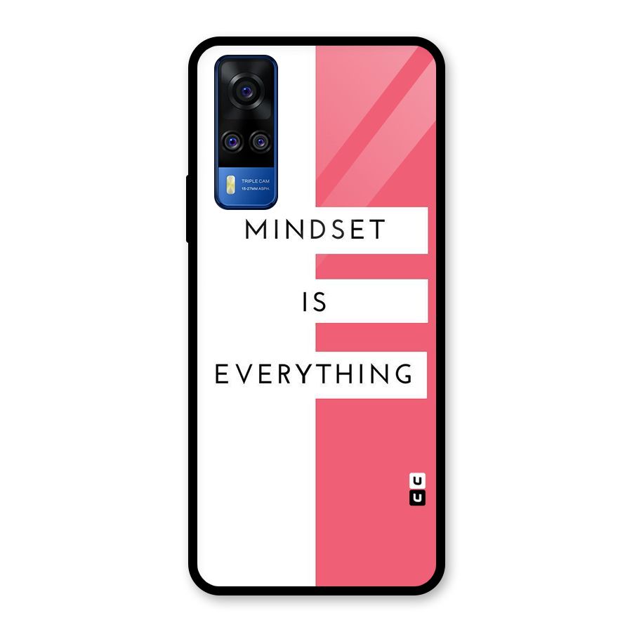 Mindset is Everything Glass Back Case for Vivo Y31