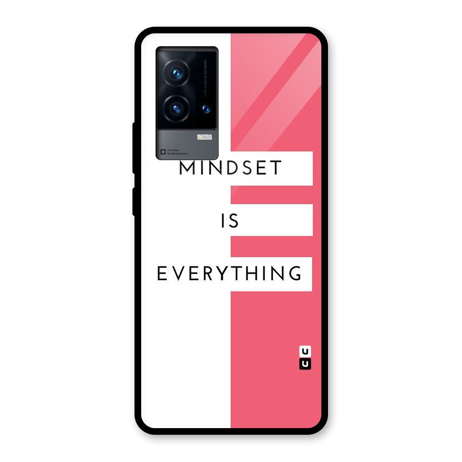 Mindset is Everything Glass Back Case for iQOO 9 5G