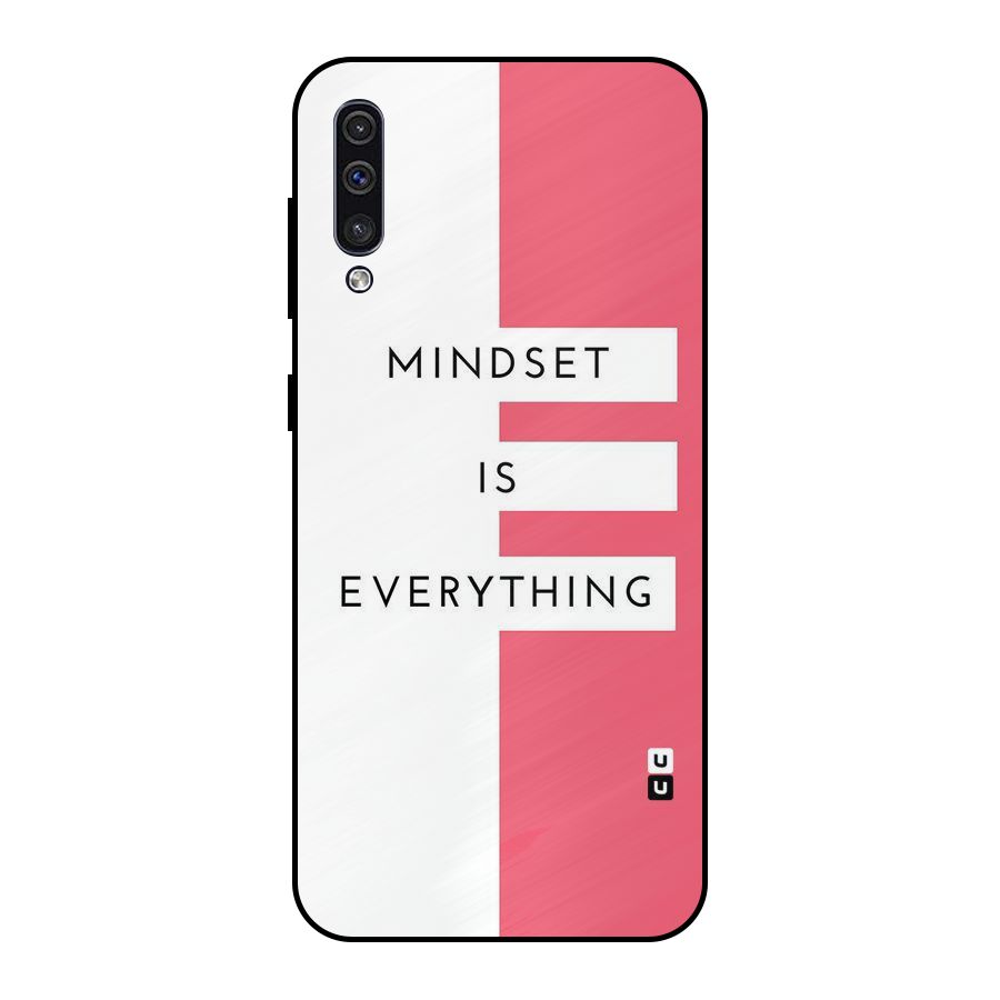 Mindset is Everything Metal Back Case for Galaxy A30s