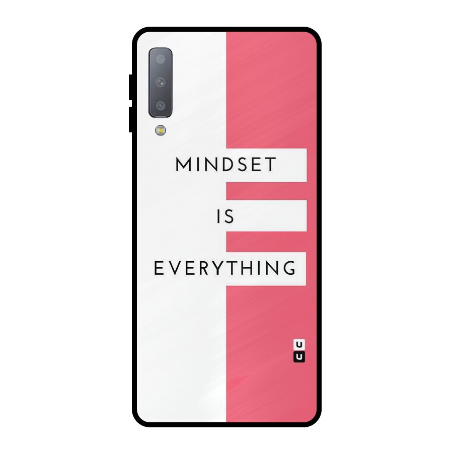 Mindset is Everything Metal Back Case for Galaxy A7 (2018)