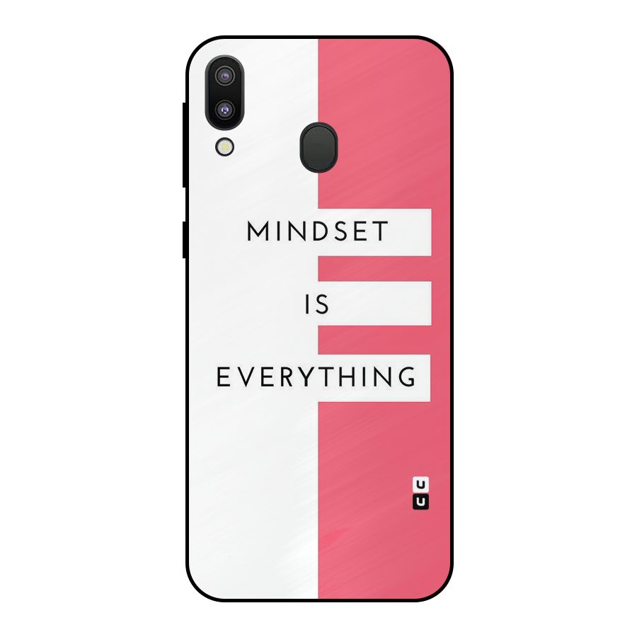 Mindset is Everything Metal Back Case for Galaxy M20
