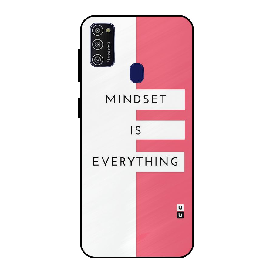 Mindset is Everything Metal Back Case for Galaxy M21