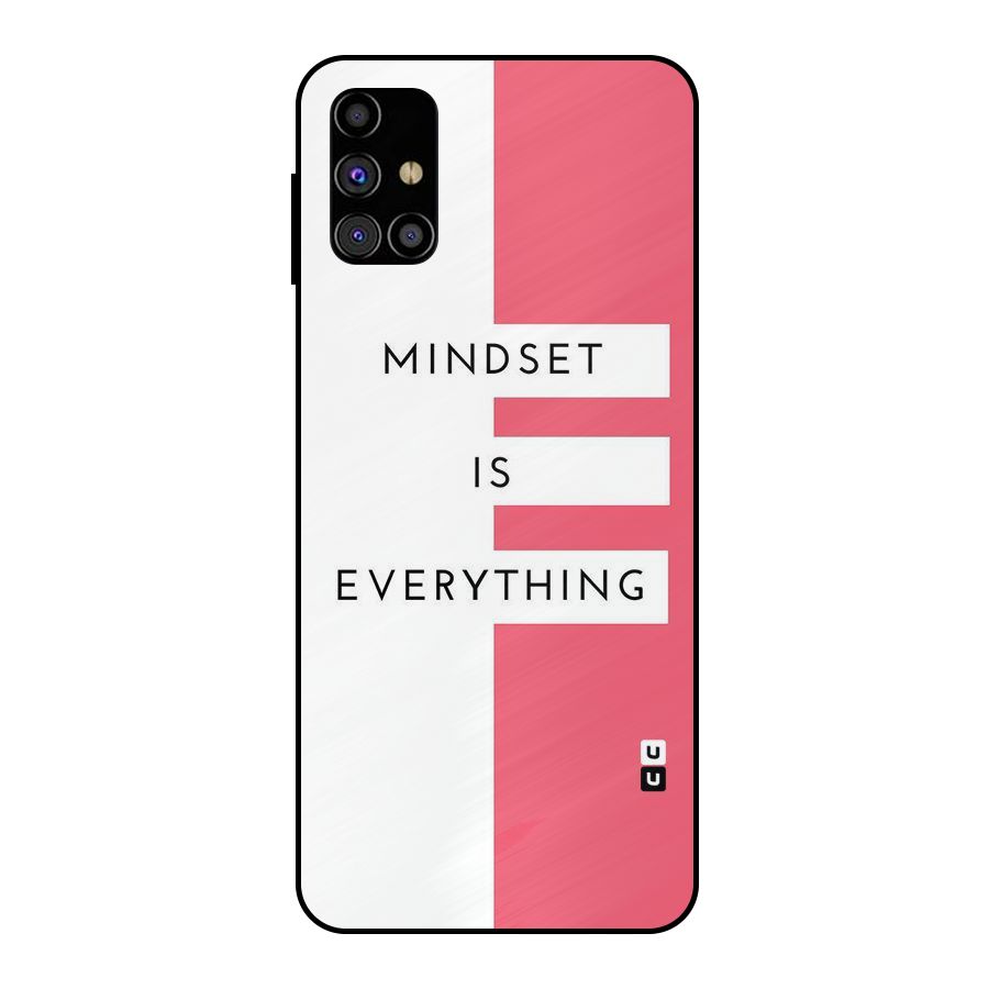 Mindset is Everything Metal Back Case for Galaxy M31s