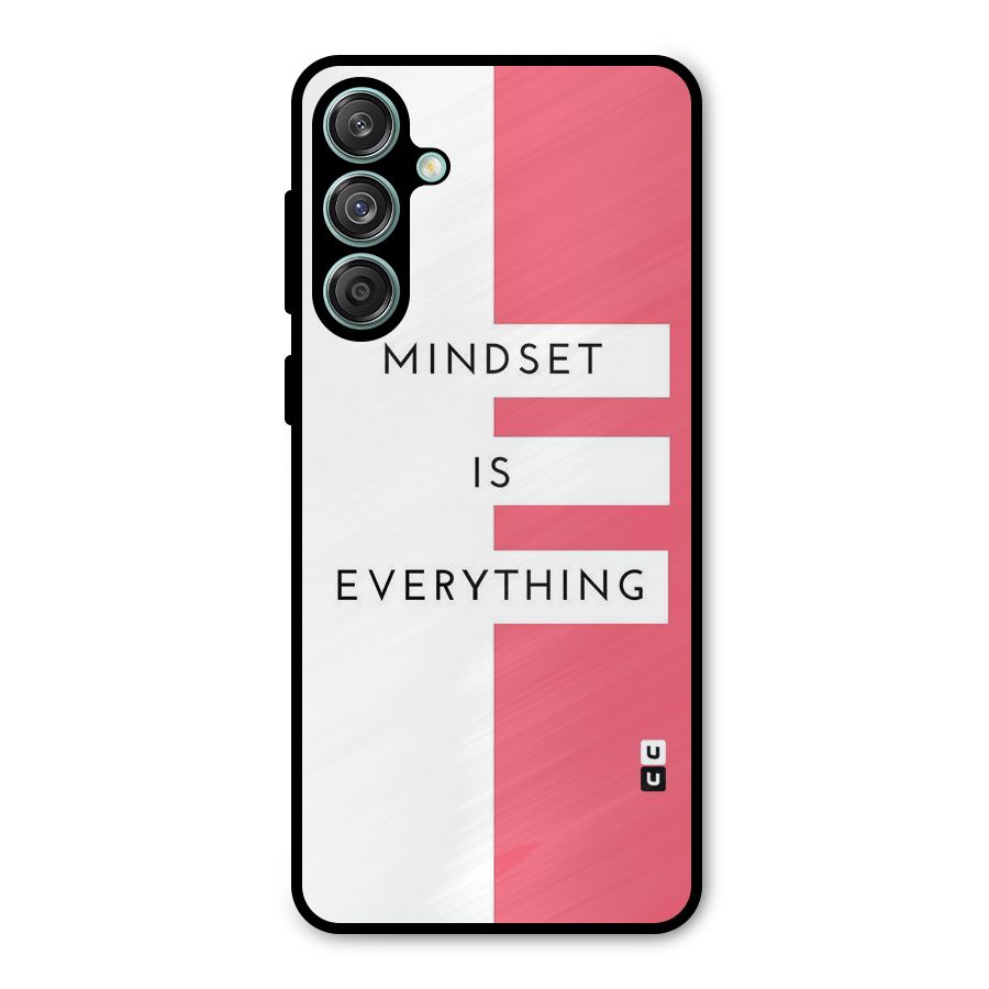 Mindset is Everything Metal Back Case for Galaxy M55 5G