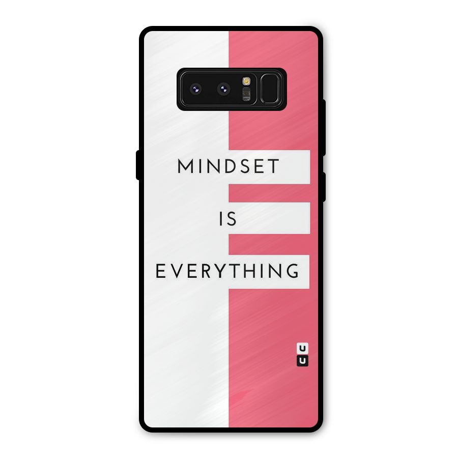 Mindset is Everything Metal Back Case for Galaxy Note 8