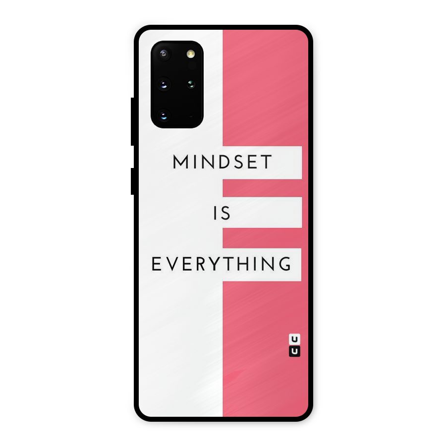 Mindset is Everything Metal Back Case for Galaxy S20 Plus