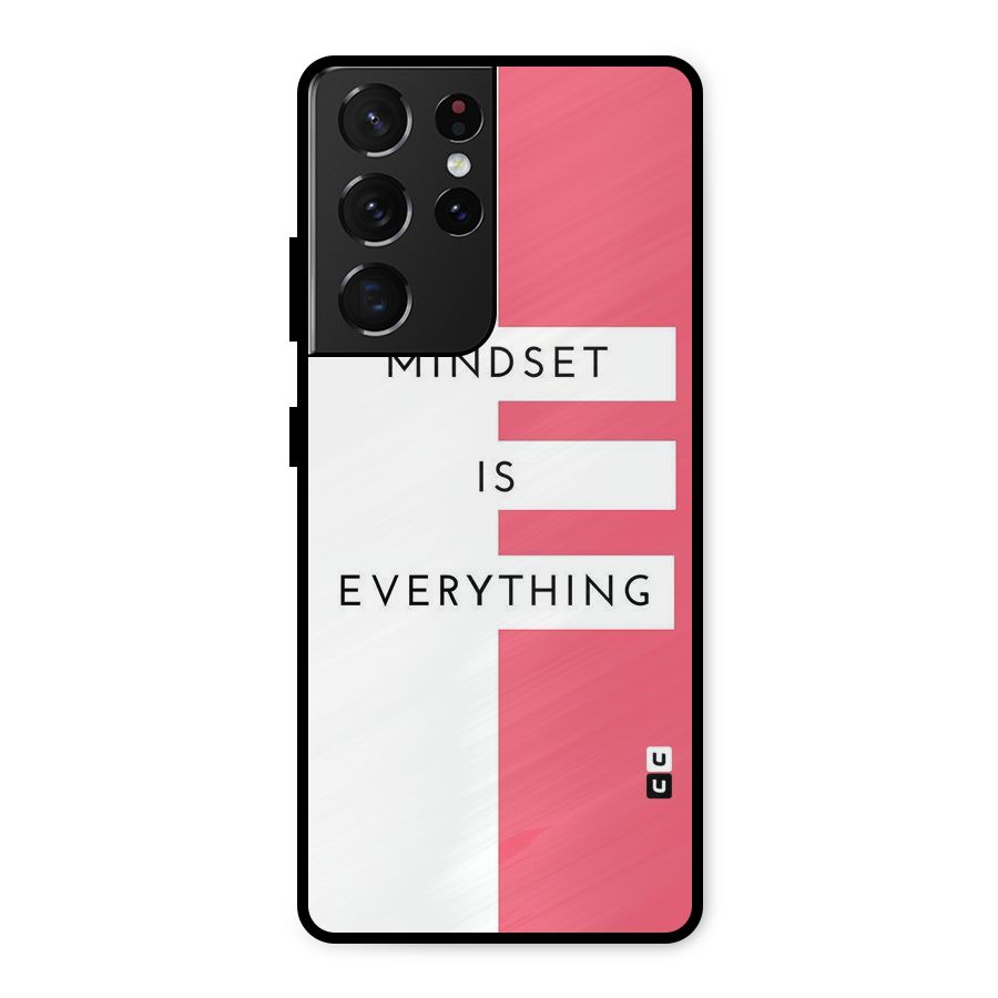 Mindset is Everything Metal Back Case for Galaxy S21 Ultra 5G