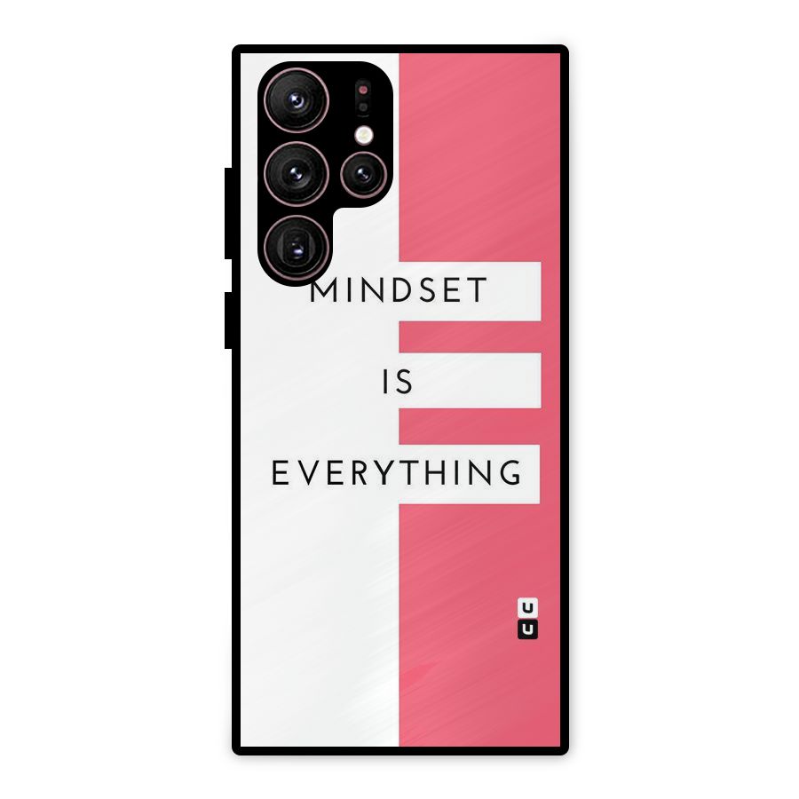 Mindset is Everything Metal Back Case for Galaxy S22 Ultra 5G