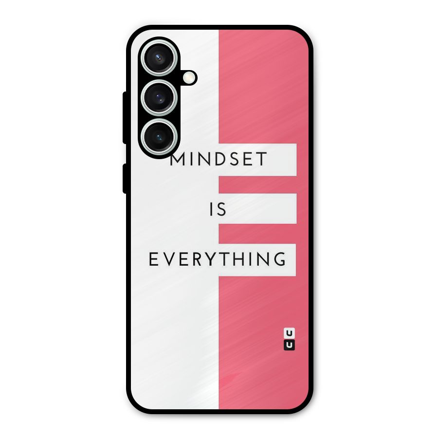 Mindset is Everything Metal Back Case for Galaxy S23 FE