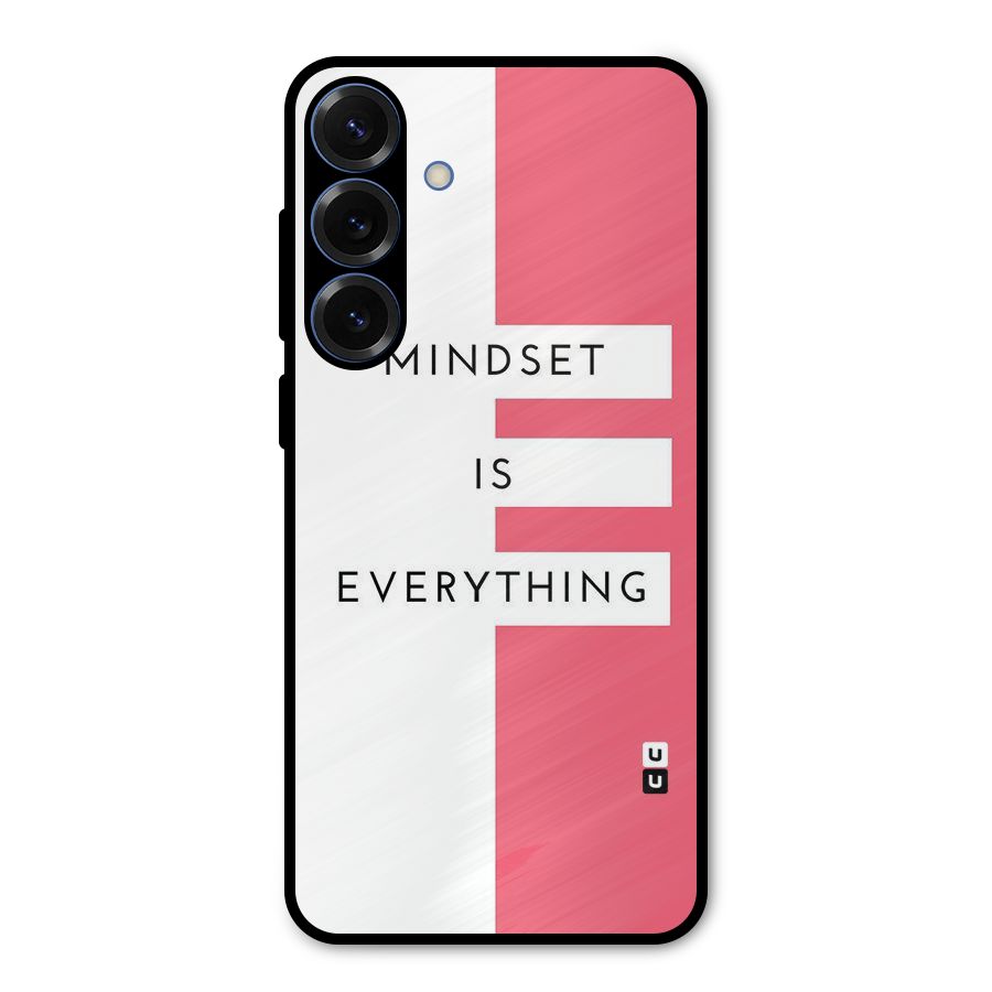 Mindset is Everything Metal Back Case for Galaxy S25 Plus