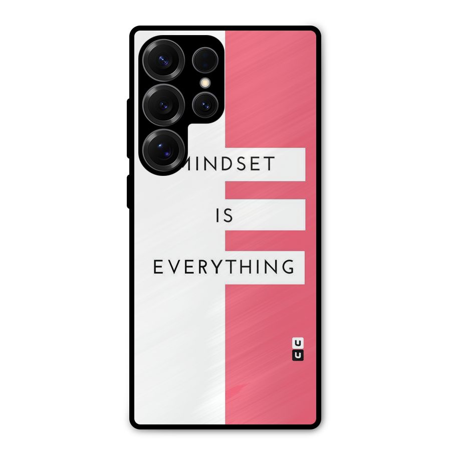 Mindset is Everything Metal Back Case for Galaxy S25 Ultra