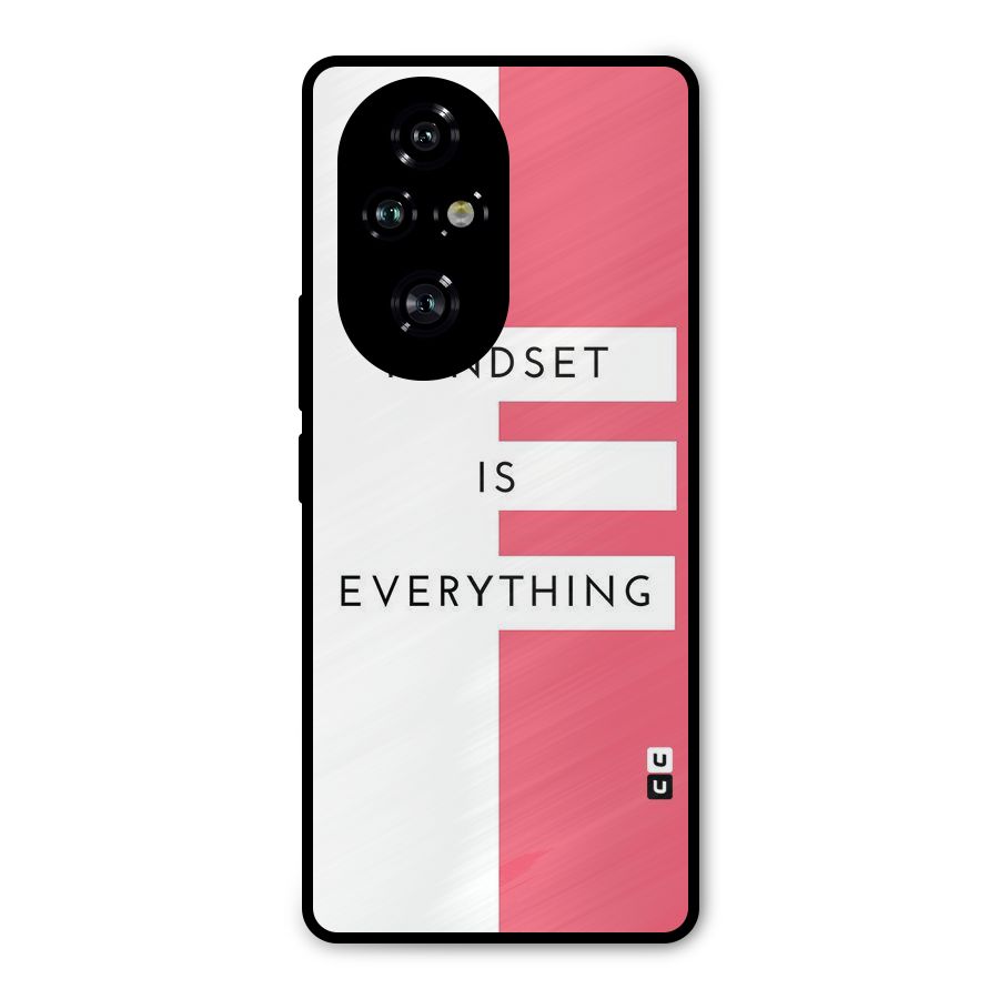Mindset is Everything Metal Back Case for Honor 200 Pro