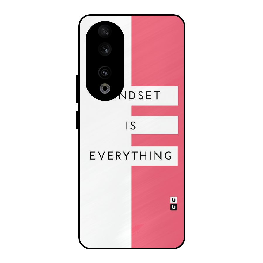 Mindset is Everything Metal Back Case for Honor 90