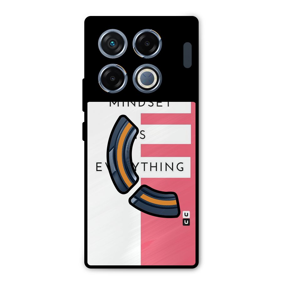 Mindset is Everything Metal Back Case for Infinix GT 20 Pro