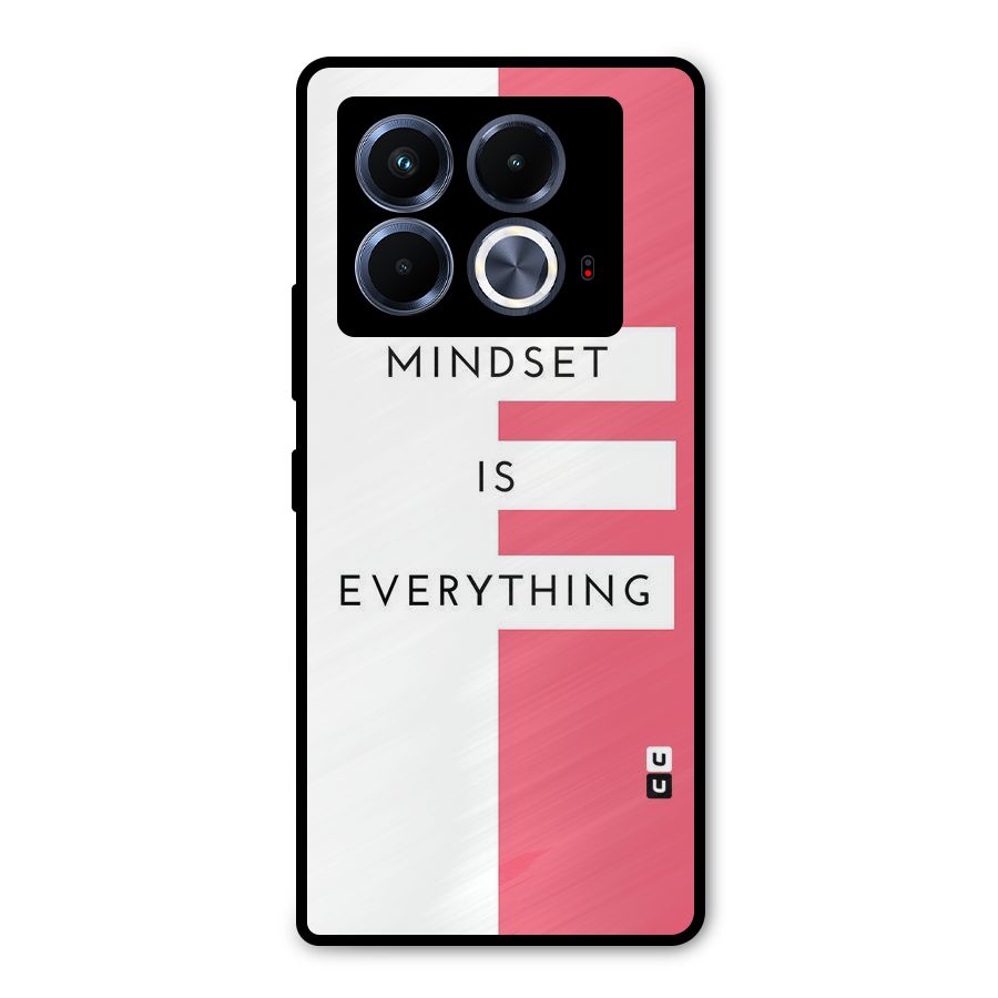 Mindset is Everything Metal Back Case for Infinix Note 40 5G