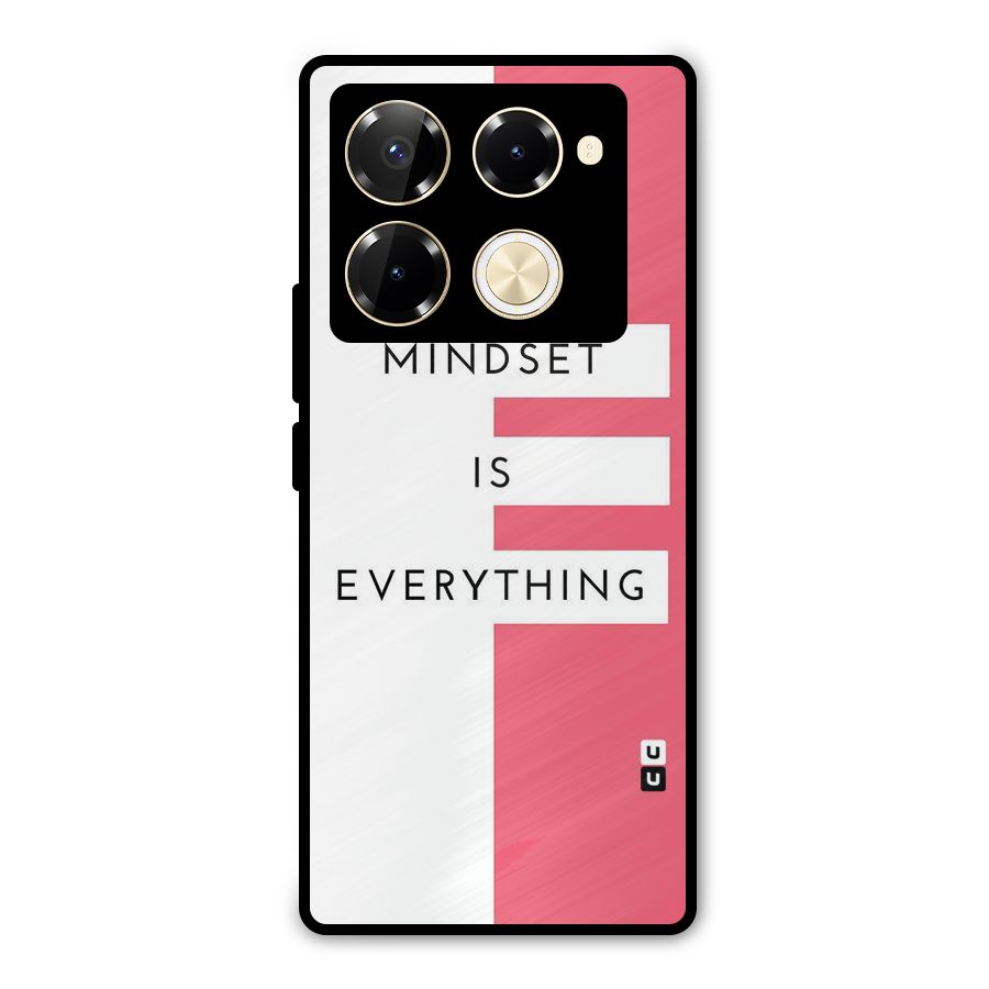 Mindset is Everything Metal Back Case for Infinix Note 40 Pro Plus