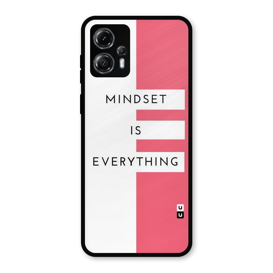 Mindset is Everything Metal Back Case for Moto G13