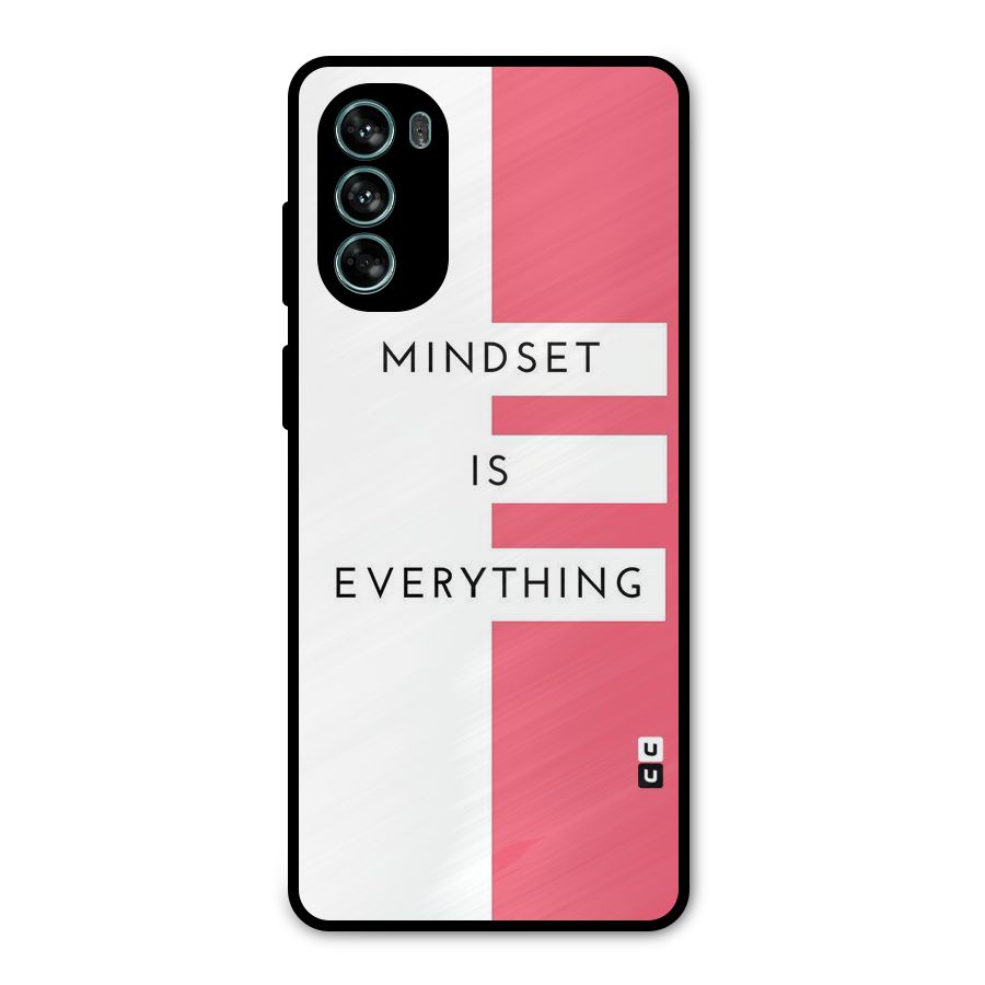 Mindset is Everything Metal Back Case for Moto G62