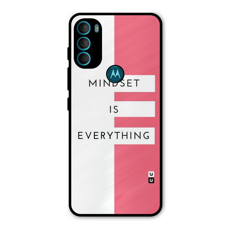 Mindset is Everything Metal Back Case for Moto G71 5G