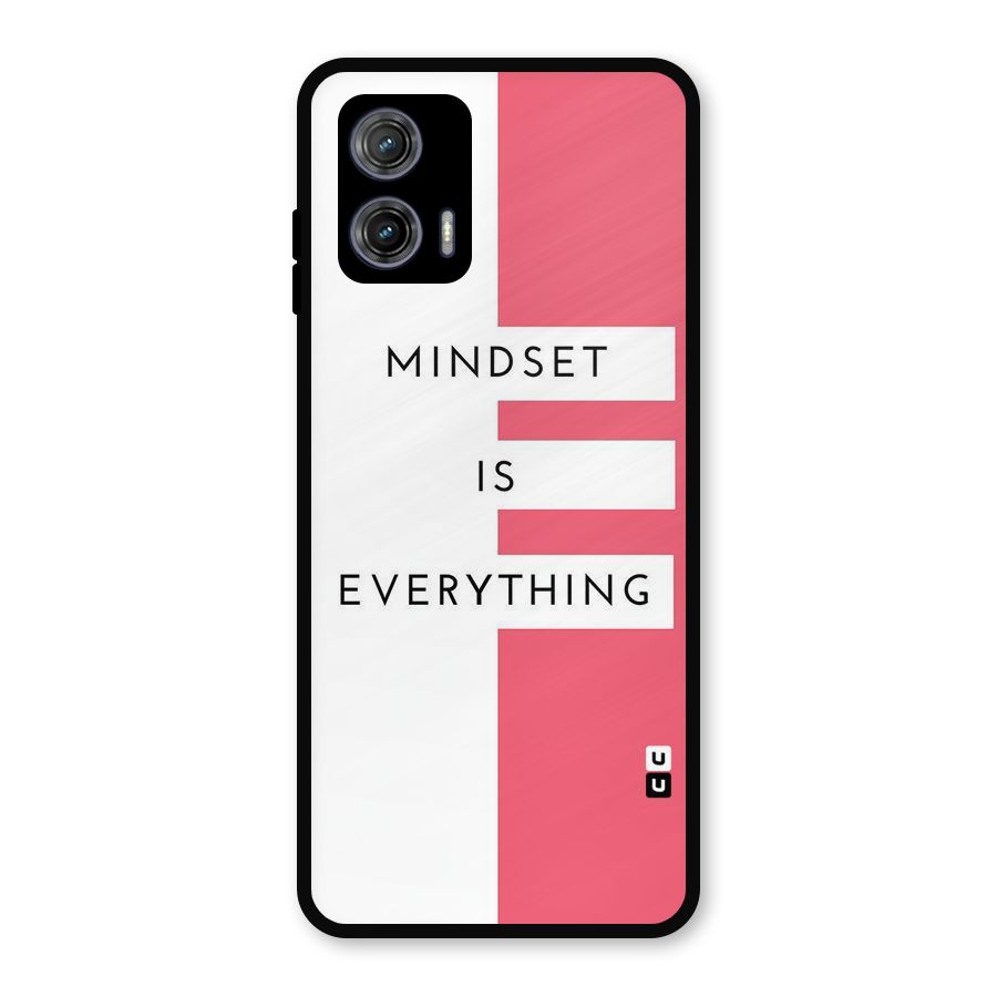 Mindset is Everything Metal Back Case for Moto G73