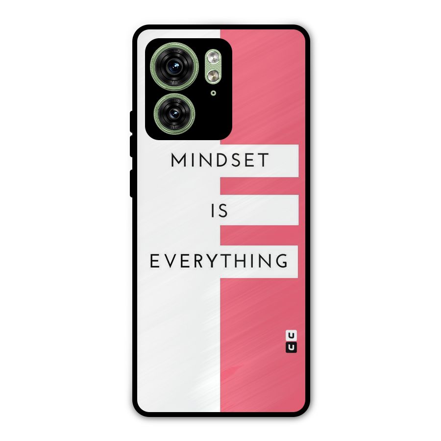 Mindset is Everything Metal Back Case for Motorola Edge 40 5G