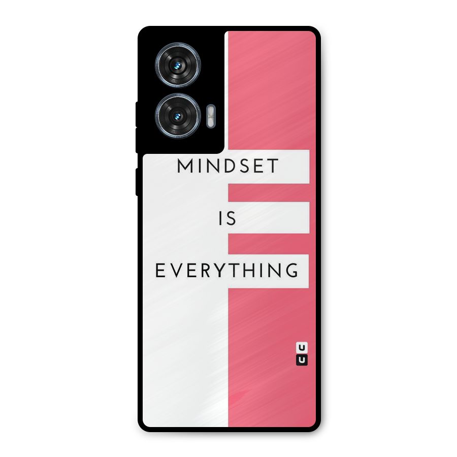 Mindset is Everything Metal Back Case for Motorola Edge 50 Fusion