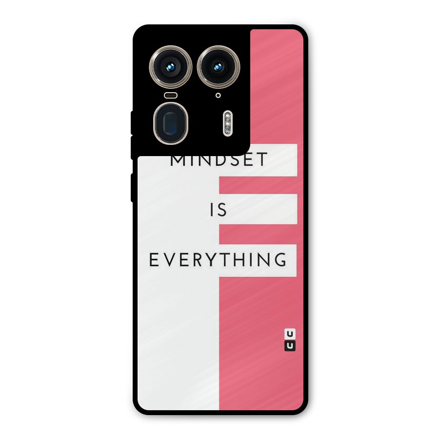 Mindset is Everything Metal Back Case for Motorola Edge 50 Ultra