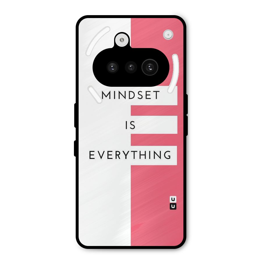 Mindset is Everything Metal Back Case for Nothing Phone 3a