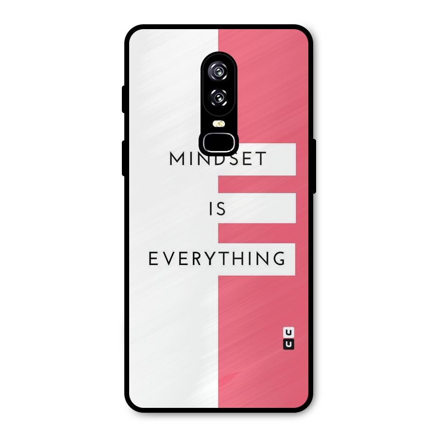 Mindset is Everything Metal Back Case for OnePlus 6