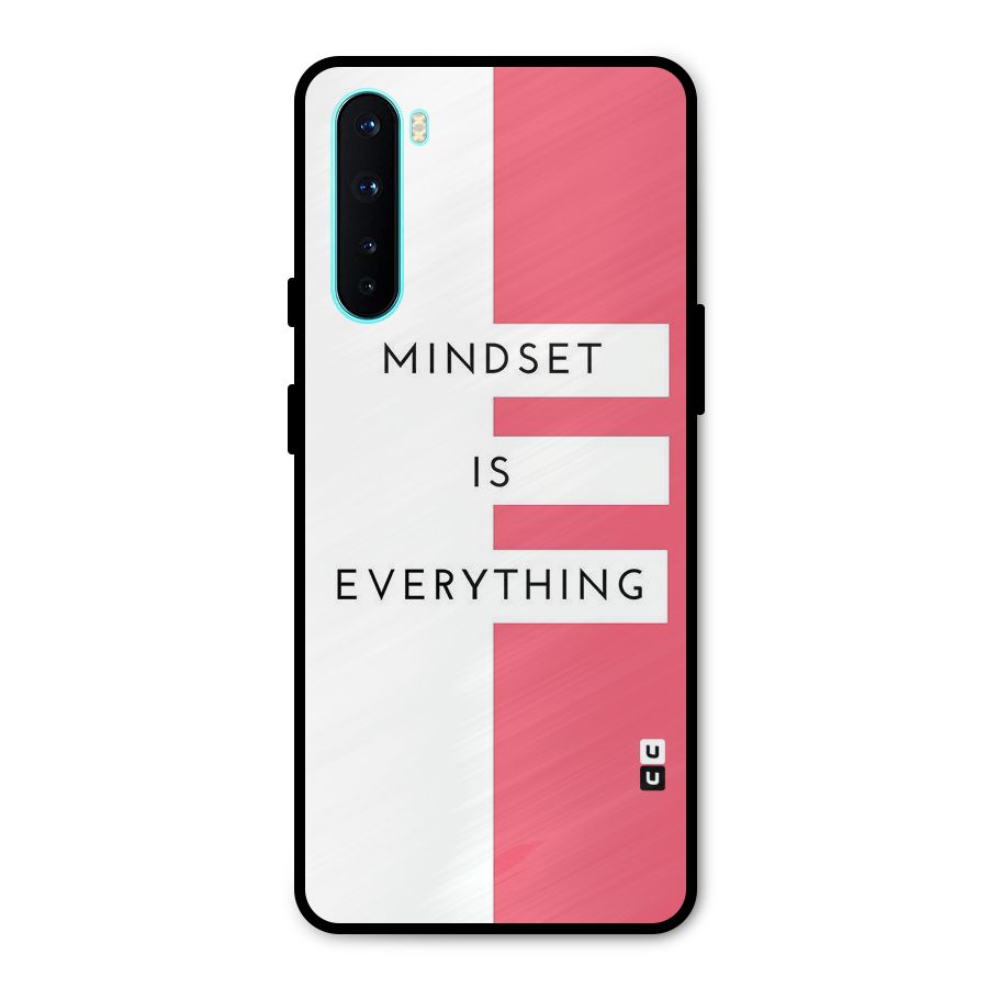 Mindset is Everything Metal Back Case for OnePlus Nord