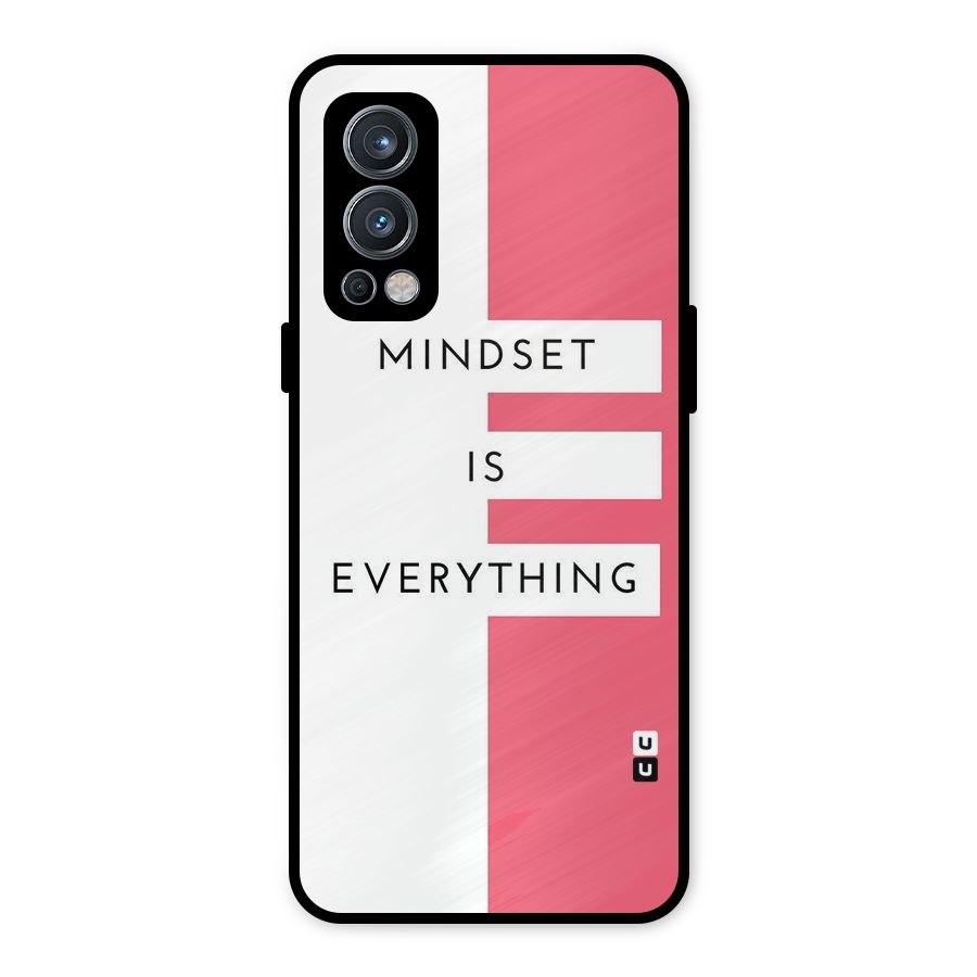 Mindset is Everything Metal Back Case for OnePlus Nord 2 5G